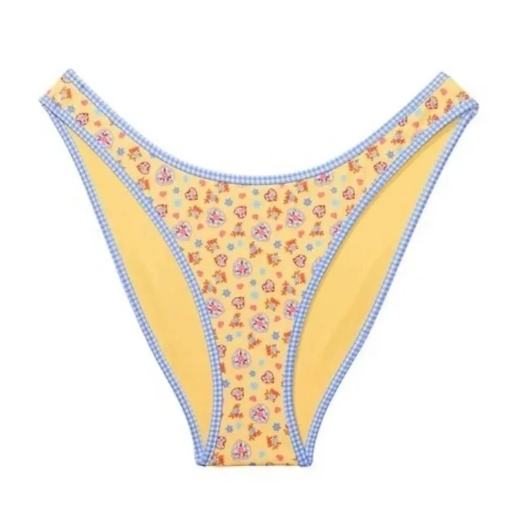New! SET Frankie’s Bikinis x Pink Rosalind Top and Bikini Bottom 31474